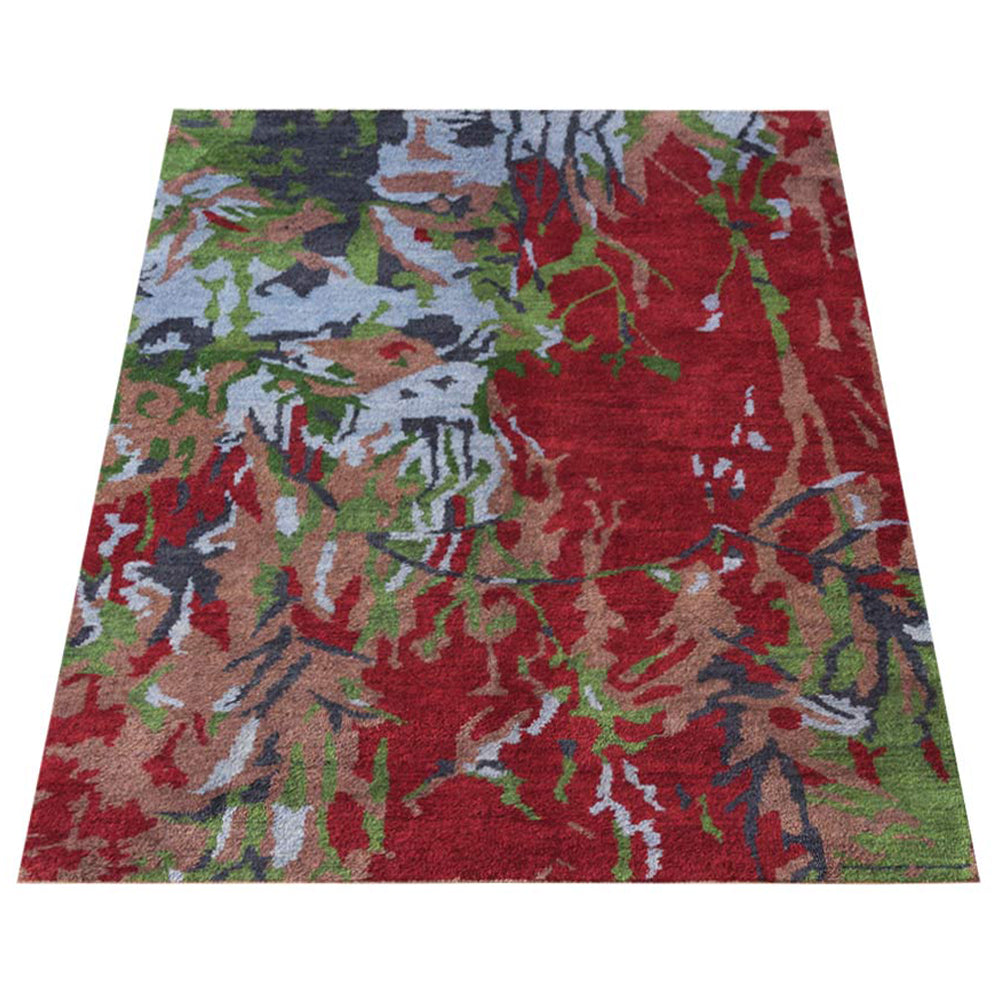 Prismatica Hand Knotted Rug - Premium Bohemian Style Area Rug for Living Room, Bedroom & Office - Soft & Durable Home Decor for Modern Interiors