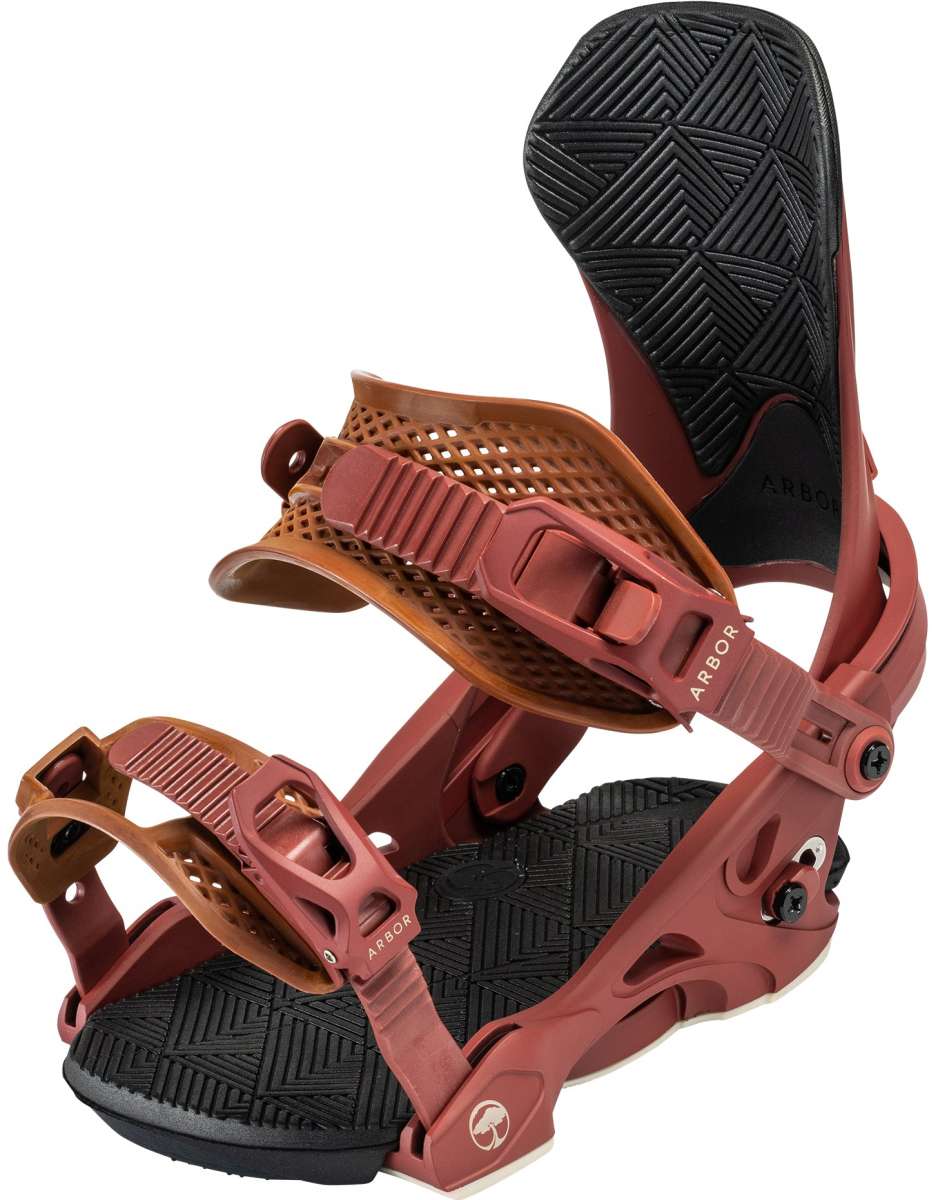 Arbor Women's Sequoia Snowboard Bindings 2024 - Lightweight & Responsive for All-Mountain Riding | Perfect for Freestyle, Powder & Park Performance