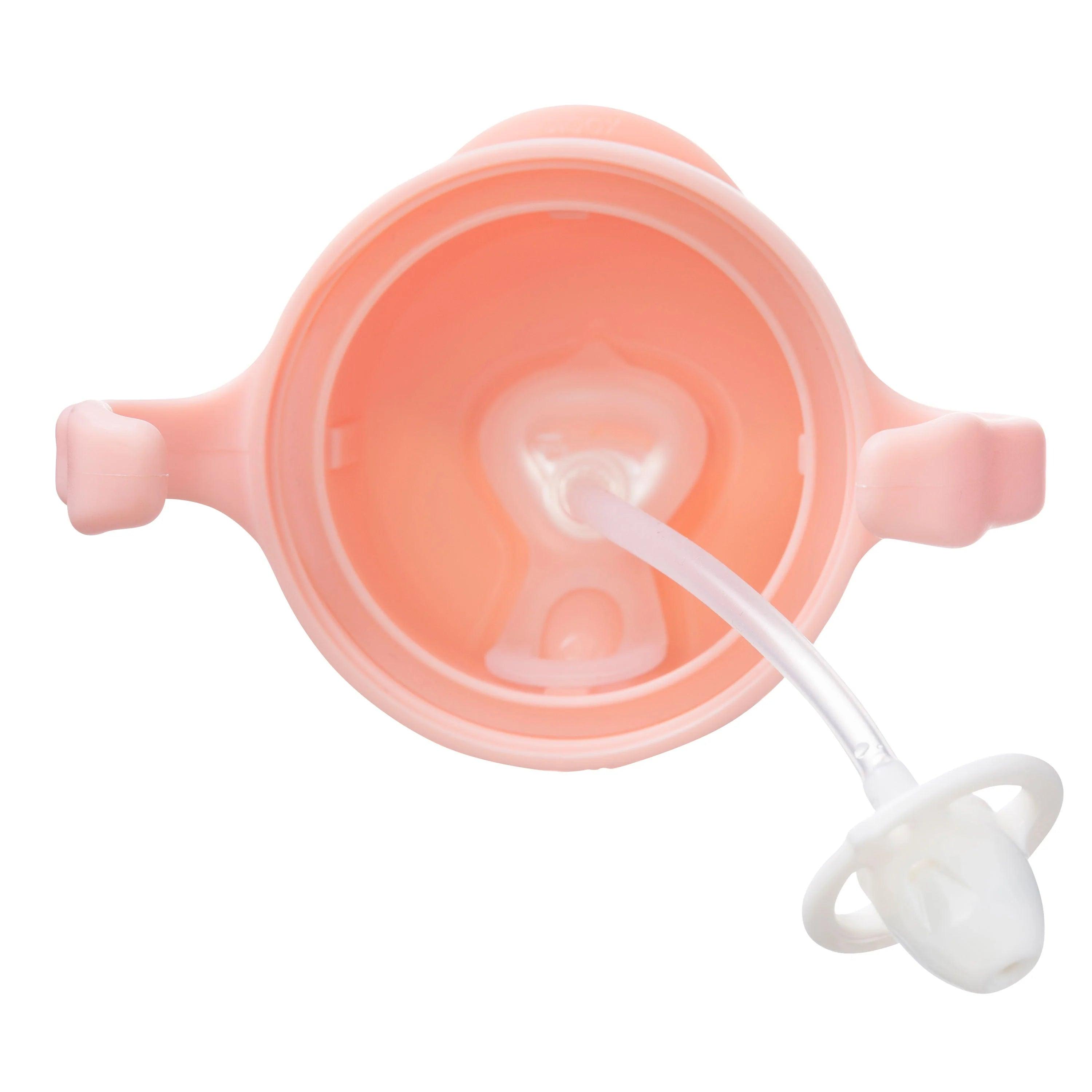 b.box Baby & Toddler Sippy Straw Cup 8oz/240ml - Leak Proof Spill Proof Drinking Cup for Infants & Kids - Perfect for Daycare, Travel & On-the-Go Hydration