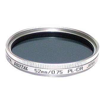 Hoya 52mm Circular Polarizing Glass Filter for DSLR & Mirrorless Cameras - Black - Enhance Sky & Water Clarity, Reduce Glare for Landscape & Travel Photography