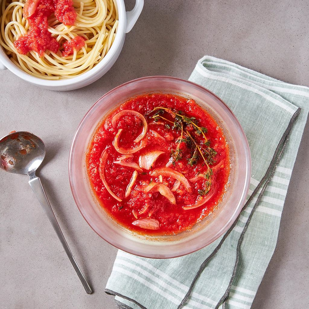 Easy Tomato Sauce - Homemade Italian Pasta Sauce, Pizza Topping & Cooking Ingredient - Perfect for Pasta, Pizza, Lasagna & More
