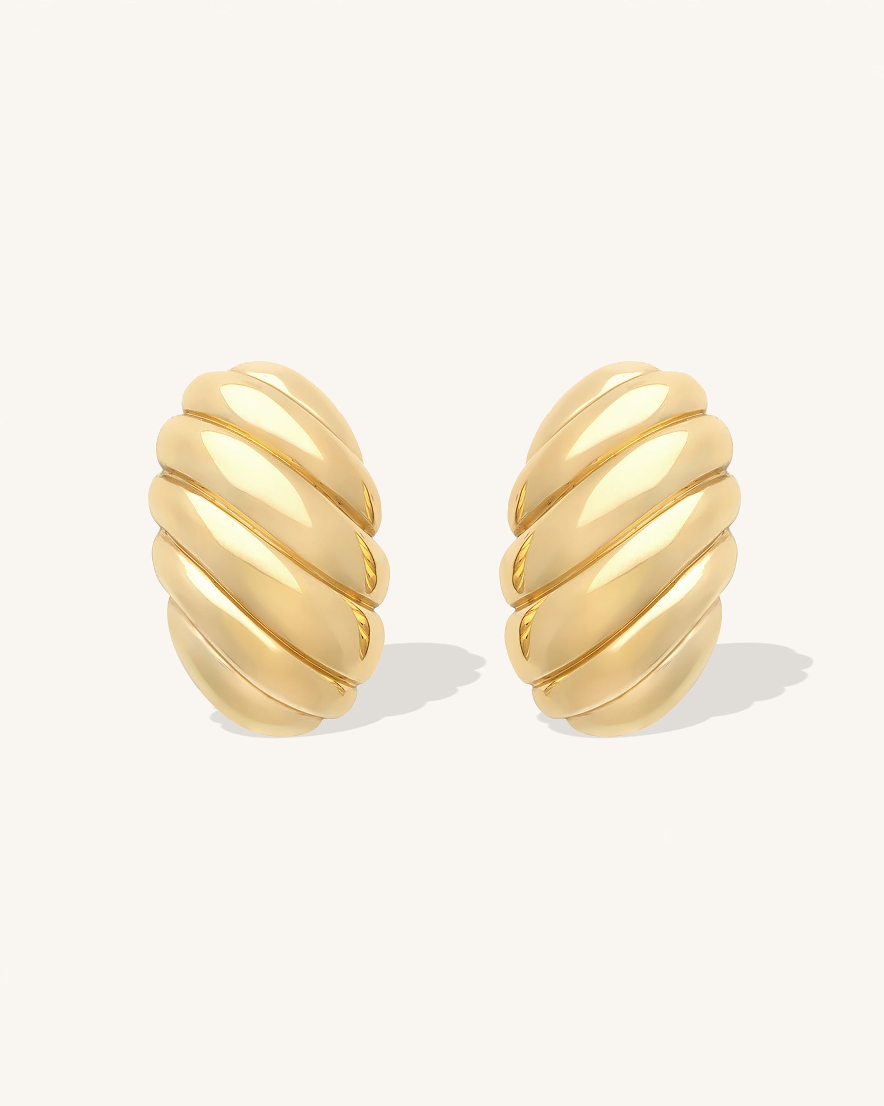 Elegant Gold Icon Earrings for Women - Trendy Fashion Jewelry Gift for Parties, Weddings & Everyday Wear