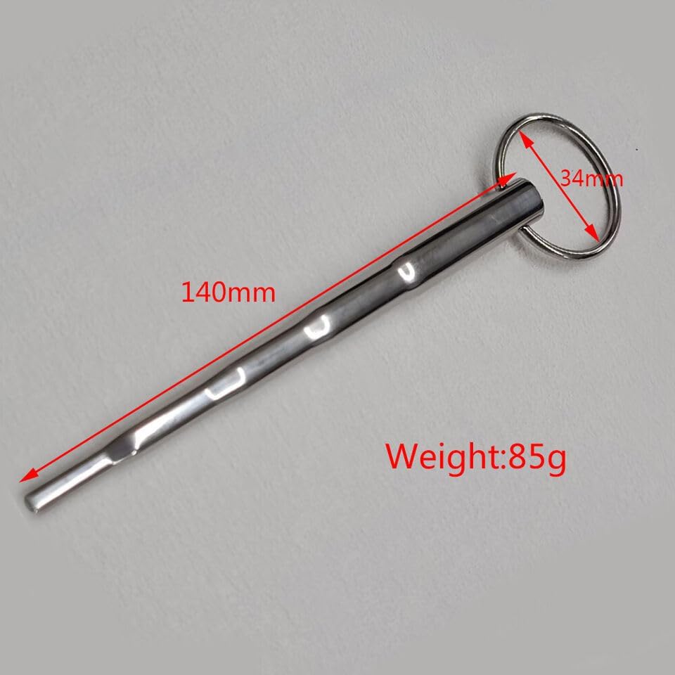 Stainless Steel Urethral Dilator Plug for Men - Penis Stretcher Sounding Toy with Smooth Design for BDSM & Sensual Play - Perfect for Advanced Pleasure and Urethral Training