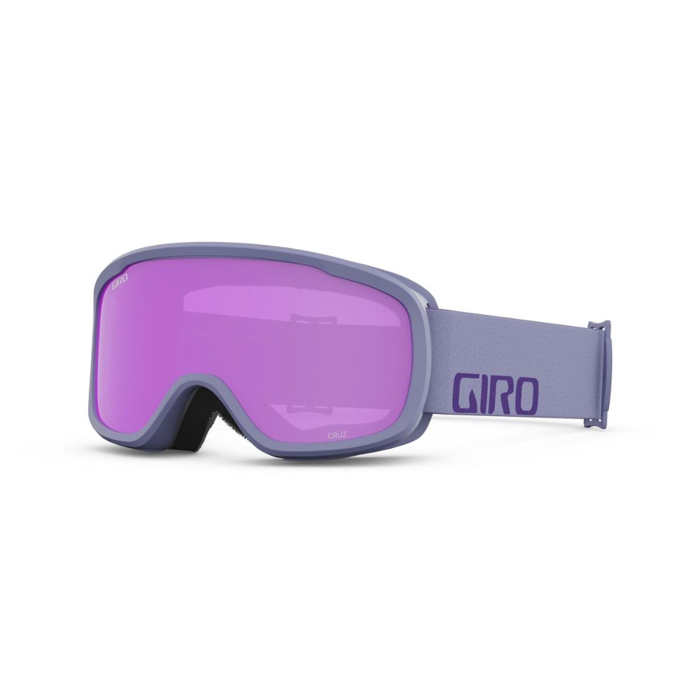 Giro Cruz Women's Ski Goggles with S2 Lens - UV Protection, Anti-Fog, Wide View for Snowboarding & Winter Sports (Lilac Wordmark)