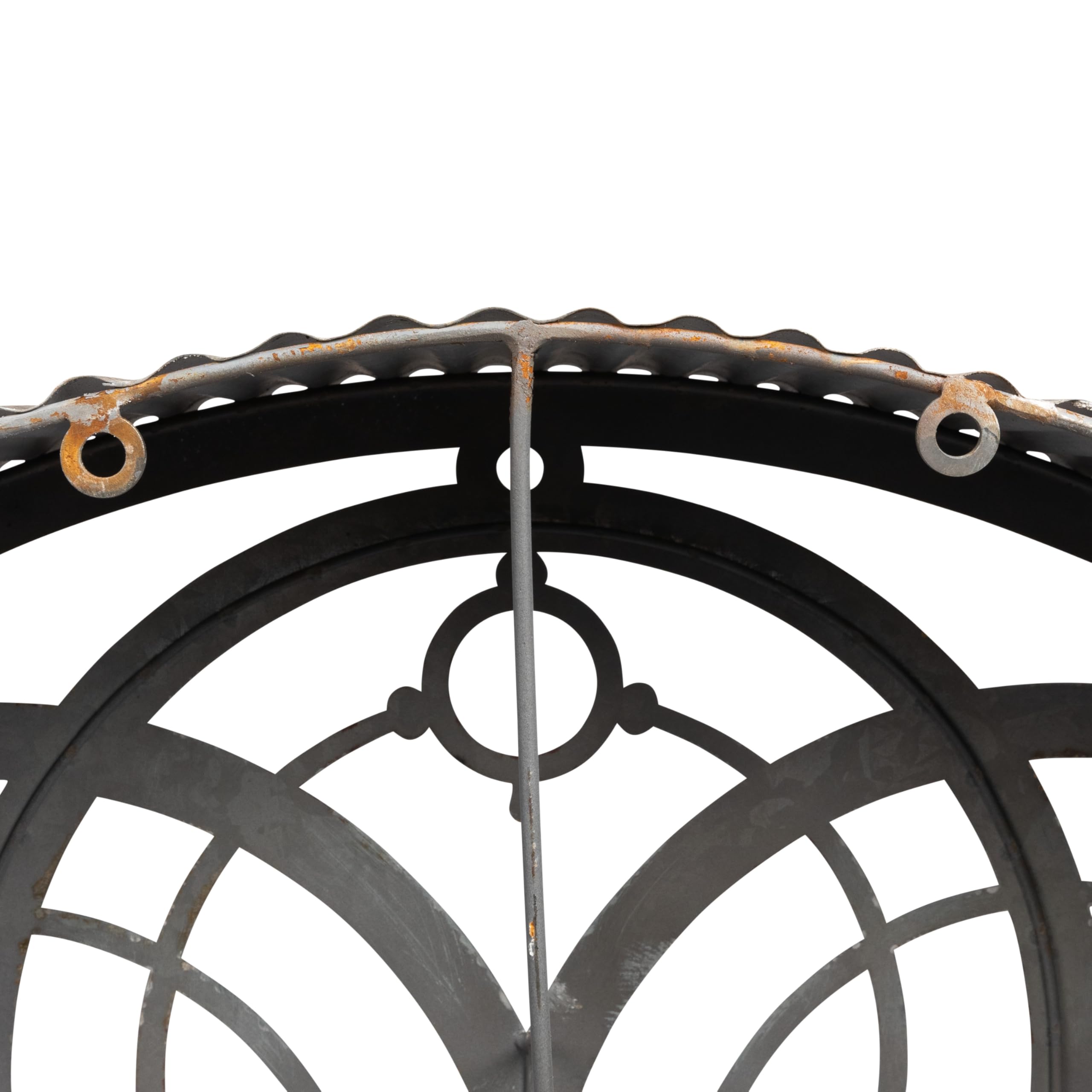 Large Decorative Metal Cutout Wall Art - Elegant Canopy Design for Home & Office Décor - Perfect for Living Room, Bedroom, and Outdoor Spaces