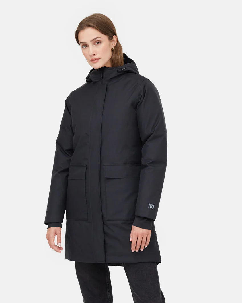 Women's Daily Parka Jacket - TCW5648 Waterproof Windproof Winter Coat for Outdoor Activities & Commuting