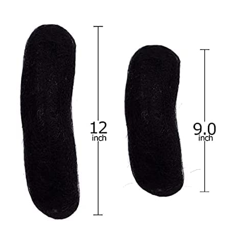Baal Black Juda Bun Maker Hair Padding for Girls and Women - Perfect for Creating Elegant Updos, Ponytails & Special Occasion Hairstyles