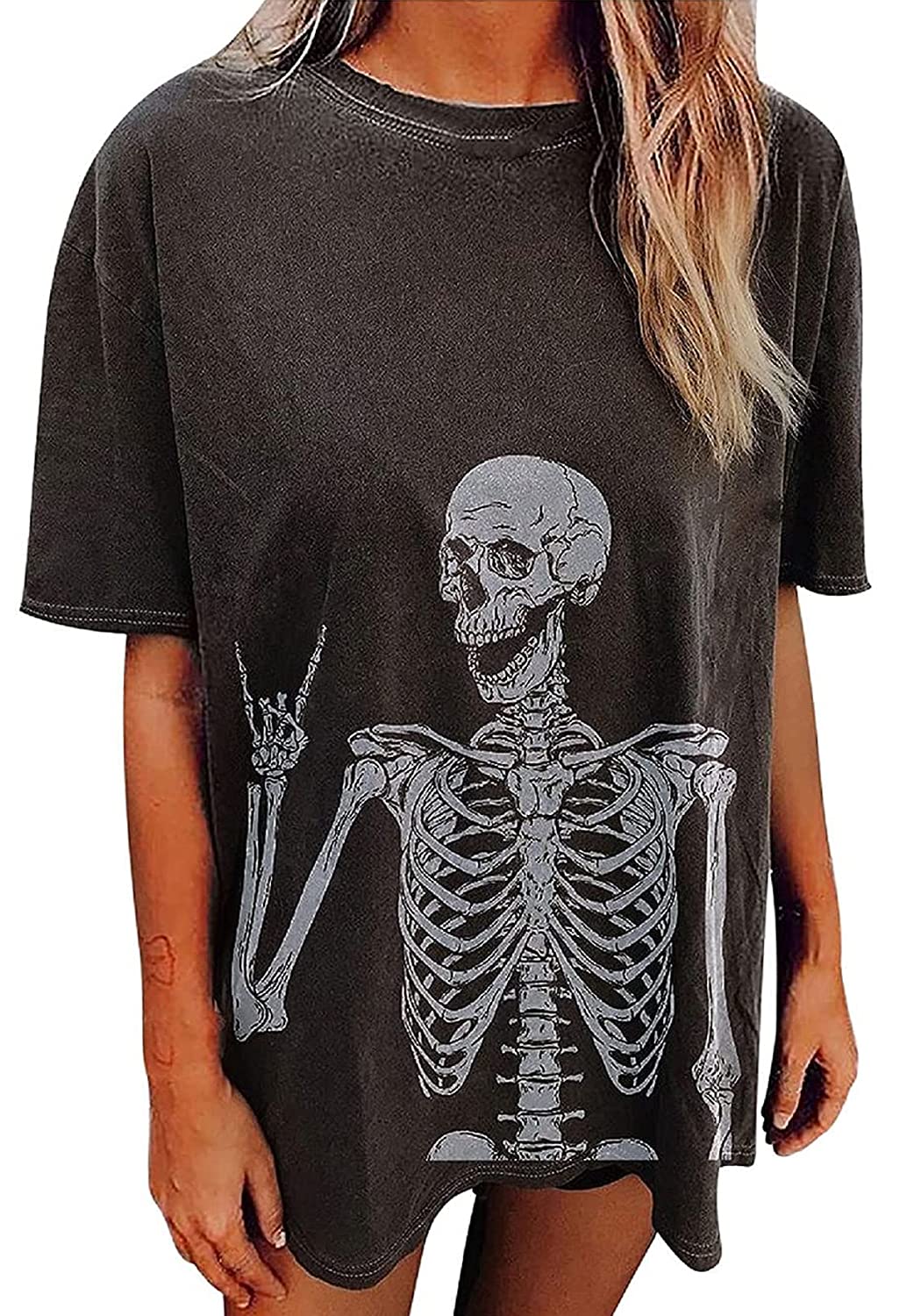SOFIA'S CHOICE Women's Vintage Graphic Tees - Oversized Short Sleeve Summer T-Shirt Tops | Casual Streetwear, Beach Outfits & Festival Fashion