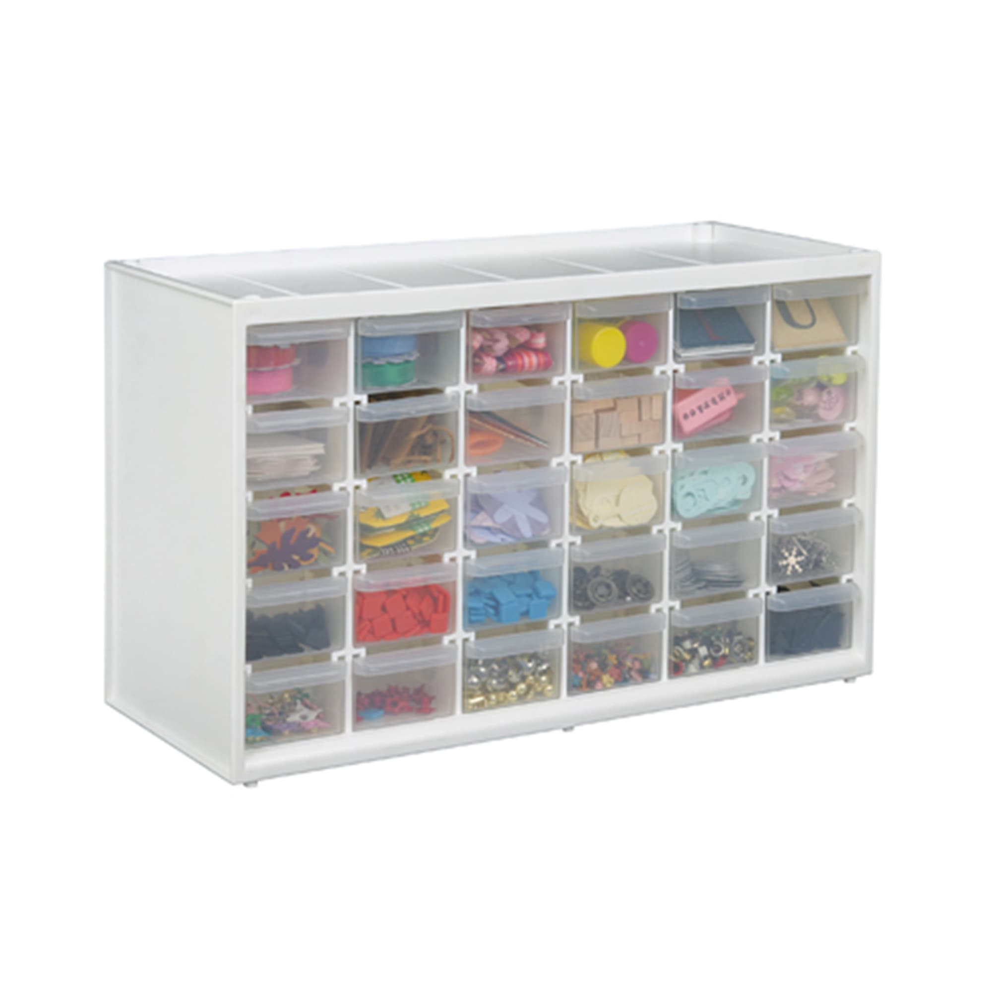 30-Drawer Creative Storage Cabinet Organizer - Perfect for Craft Rooms, Offices & Home Organization - Durable Plastic Drawers for Supplies, Tools & Accessories