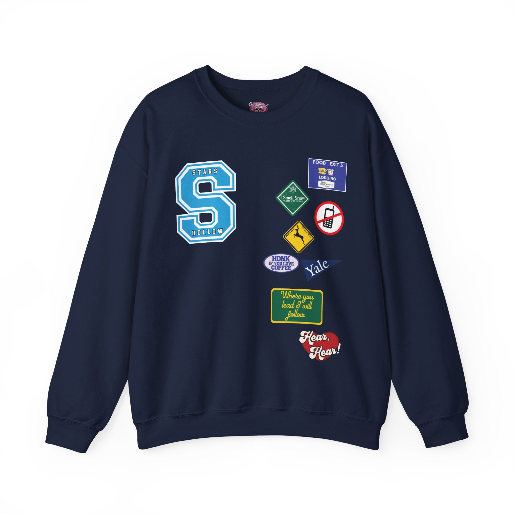 Stars Hollow Roadtrip Crewneck Sweatshirt | Comfortable Casual Pullover for Men & Women | Perfect for Travel, Road Trips & Cozy Outings