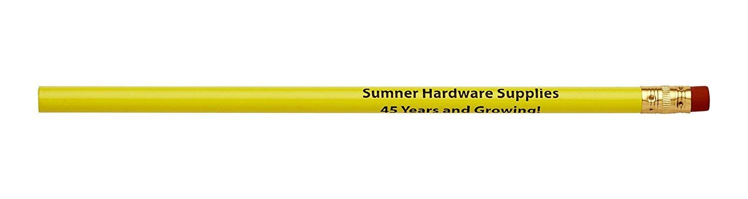 Custom Printed Promotional Round Pencils - Bulk 1000 Pencils per Box | Perfect for Corporate Gifts, School Supplies & Branding Events