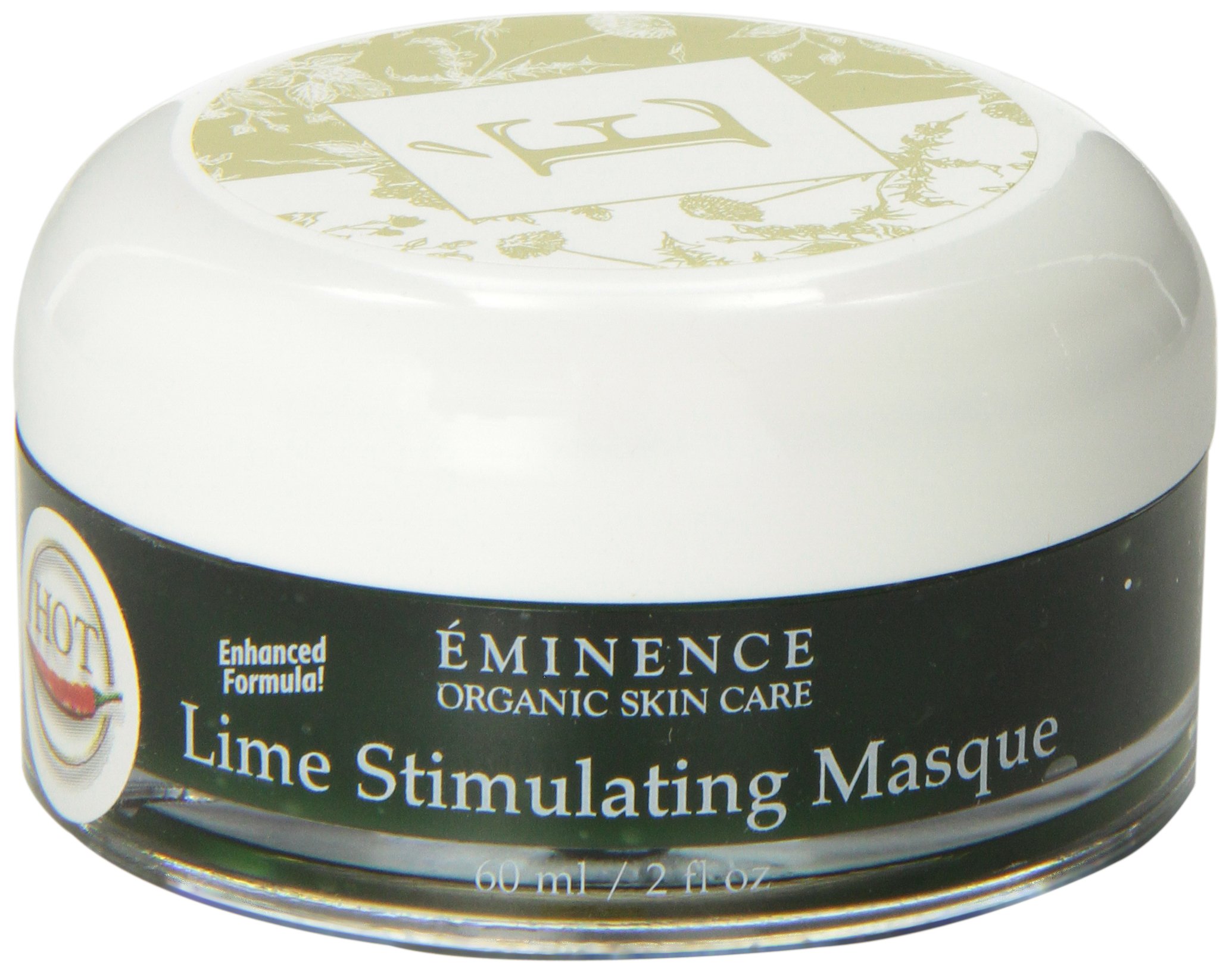 Eminence Lime Stimulating Treatment Masque - 2 oz | Brightening & Exfoliating Facial Mask for Glowing Skin | Spa Day & Self-Care Essential