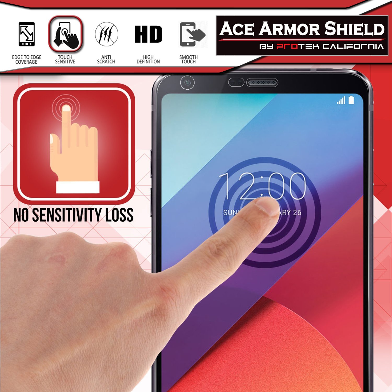 Premium HD Scratch Resistant Screen Protector (6 Pack) for TicWatch C2 - Smartwatch Protection