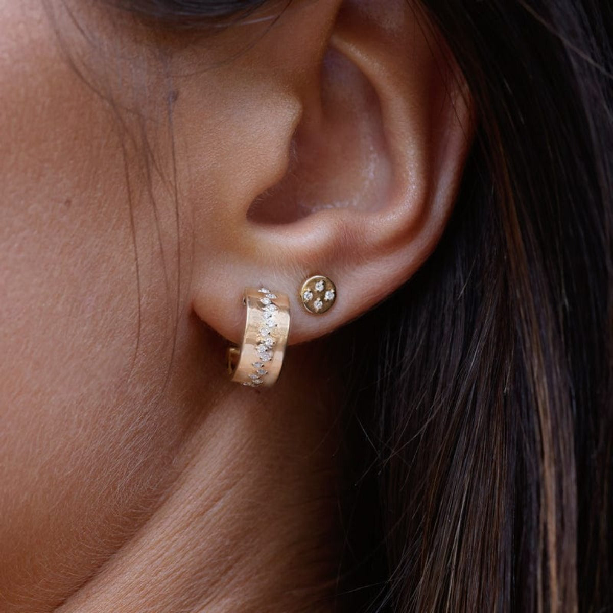 Diamond Stream Cuff Earrings for Women – Elegant Dangle Earrings for Parties, Weddings & Special Occasions
