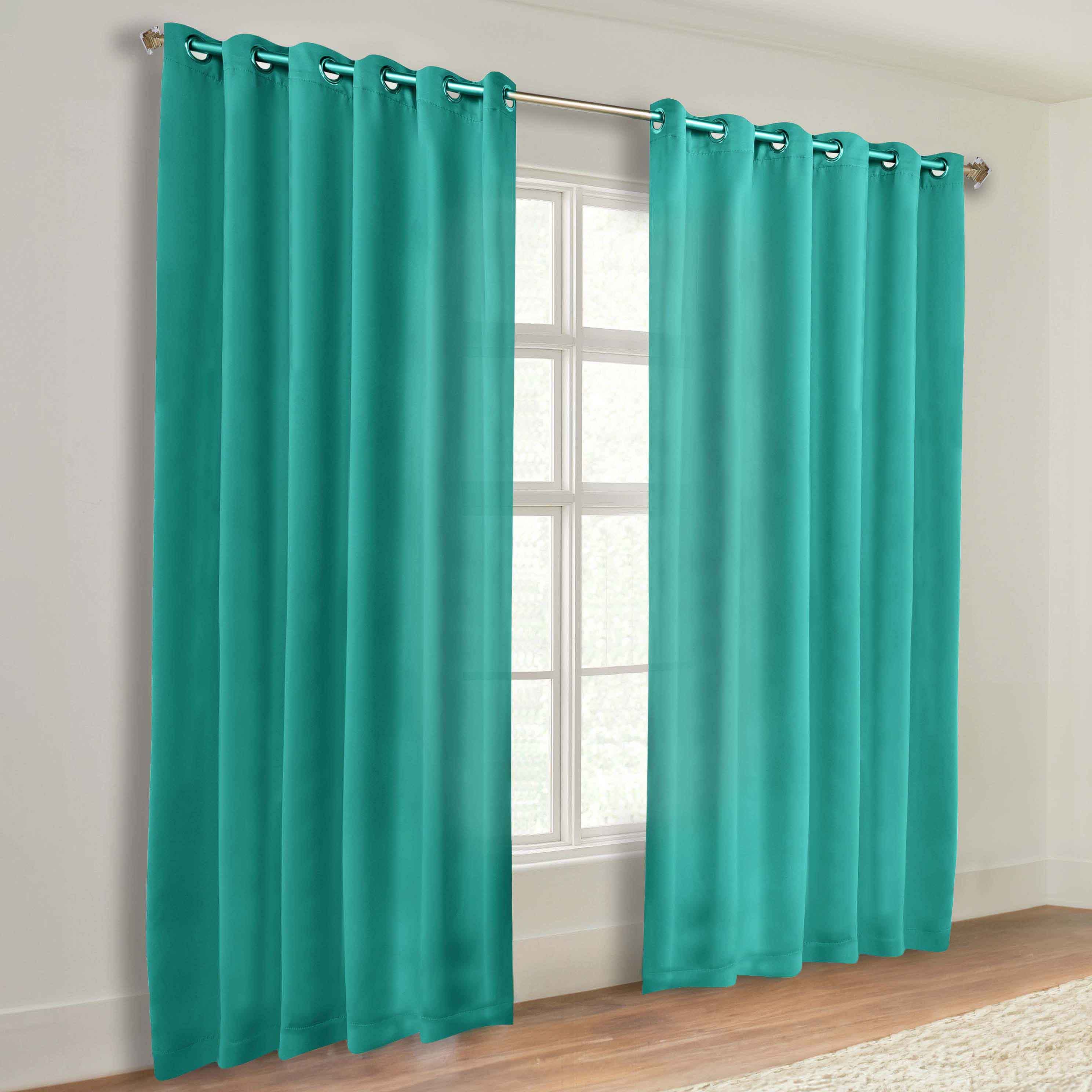 Machine Washable Blackout Curtains Set of 2 - Solid Color Room Darkening Window Treatments for Bedroom & Nursery - Blocks Light & Noise for Better Sleep
