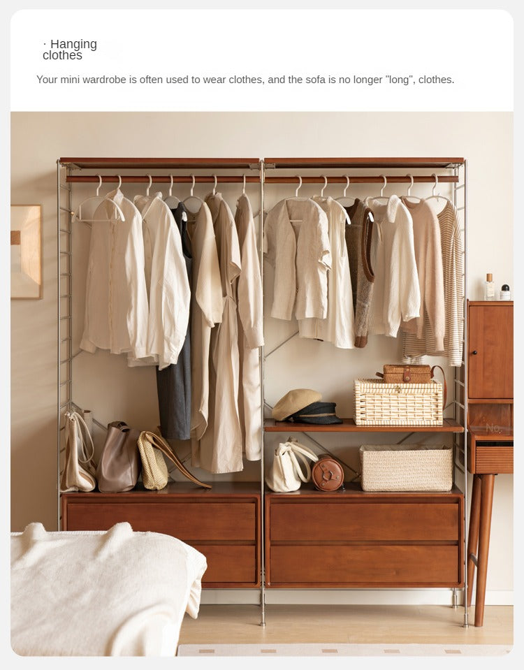 Premium Oak Wooden Hangers with Metal Hooks - Heavy Duty Closet Organizers for Suits, Dresses & Coats - Ideal for Home, Office & Retail Display