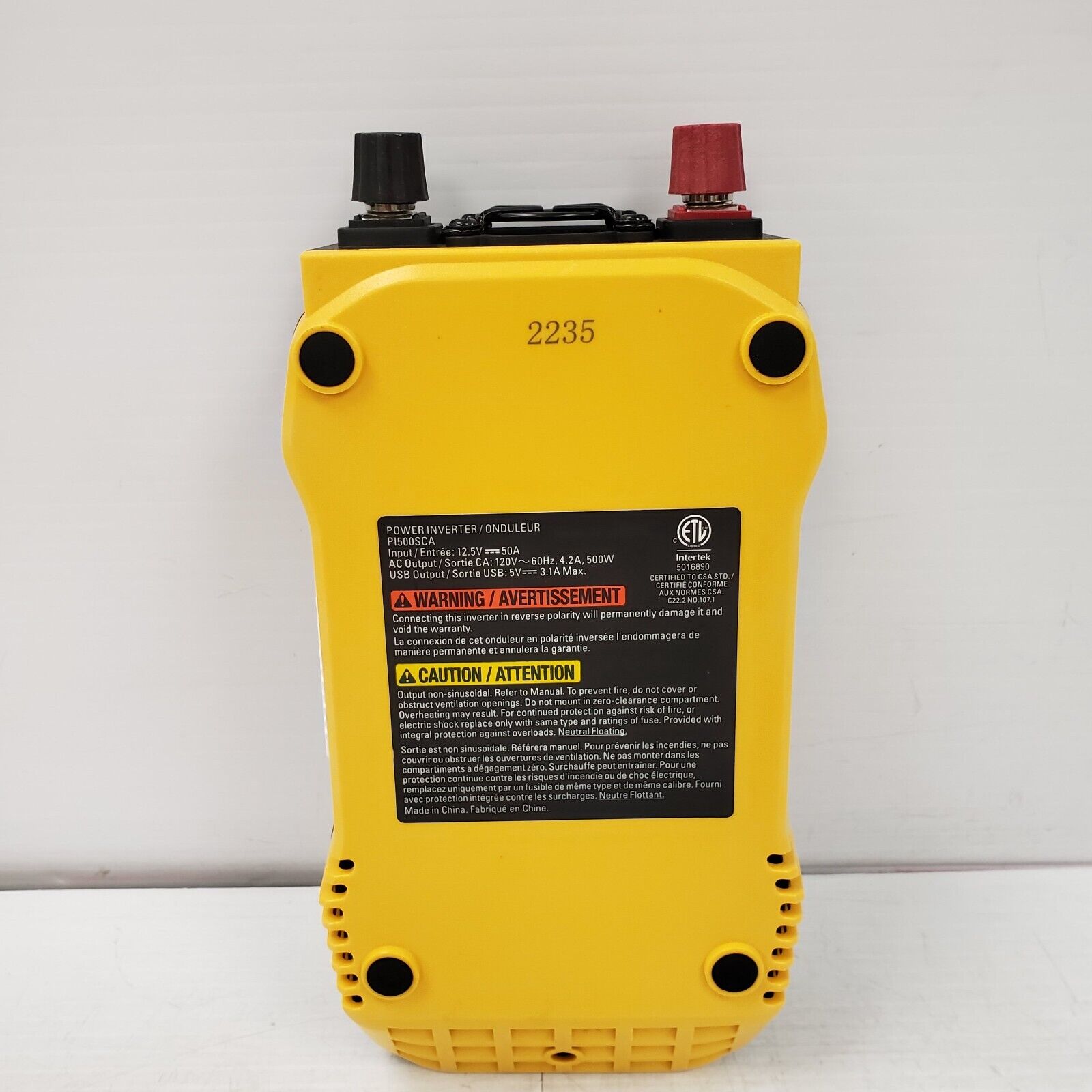 Stanley P1500DCA 1500W Power Inverter with Dual AC Outlets for Car, Truck, RV - Convert 12V DC to 120V AC - Perfect for Camping, Road Trips & Emergency Power Outages