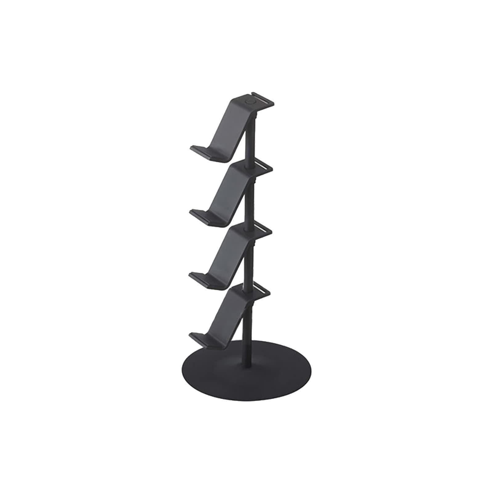 4-Tier Adjustable Controller Stand & Headset Holder - Universal Gaming Accessory for PC, PS5, Xbox - Perfect for Game Room Organization & Console Setup