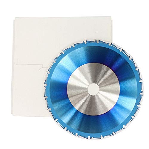 GTBL 210mm TCT Saw Blade with Nano Coating - Carbide Circular Cutting Disc for Woodworking (210x25.4mm, Blue) - Perfect for Table Saws, Miter Saws & Wood Cutting Projects