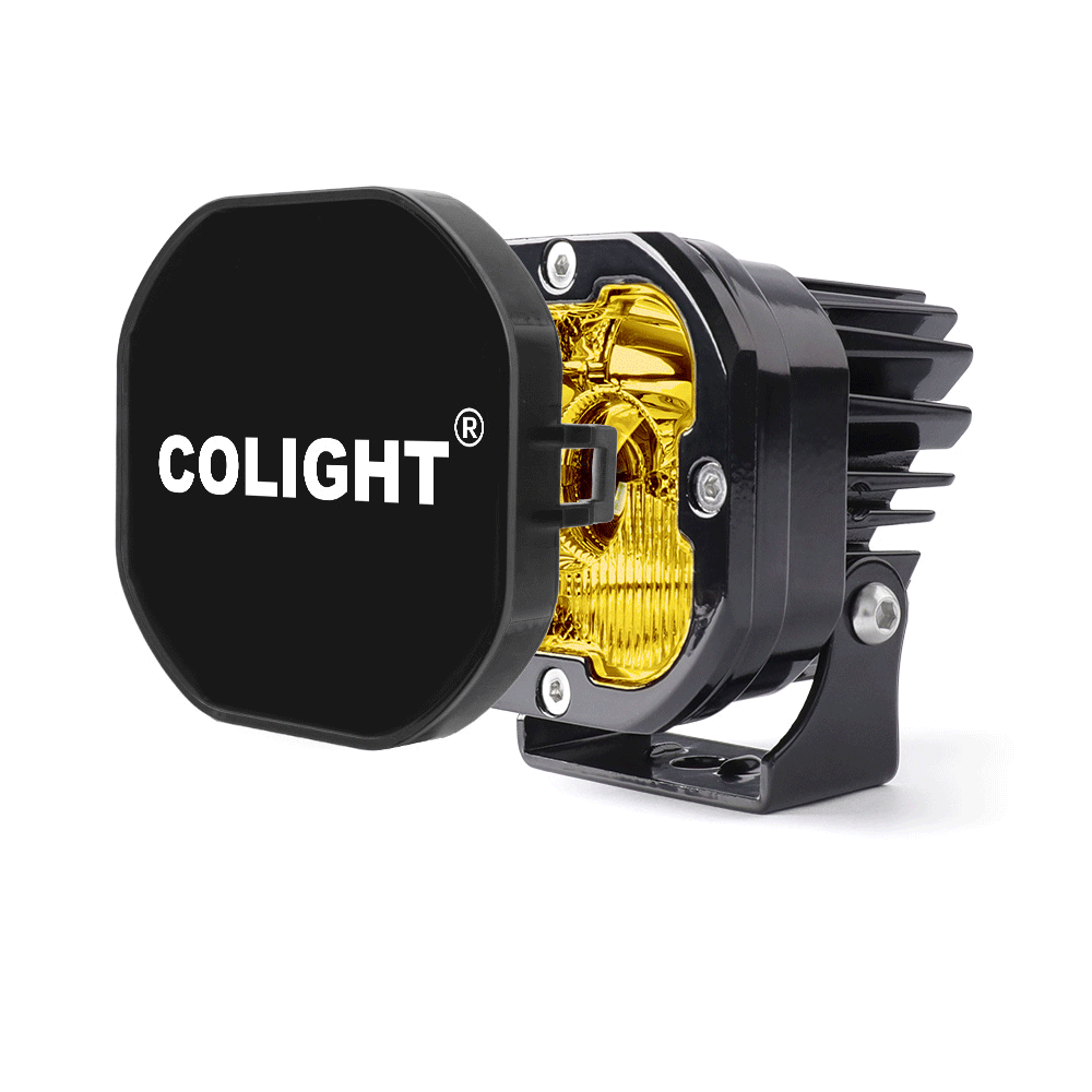 LA5 Series 3-Inch Ditch Light Protective Cover - Yellow/Black (Set of 2) - Perfect for Off-Road Vehicles, Trucks & ATV Protection