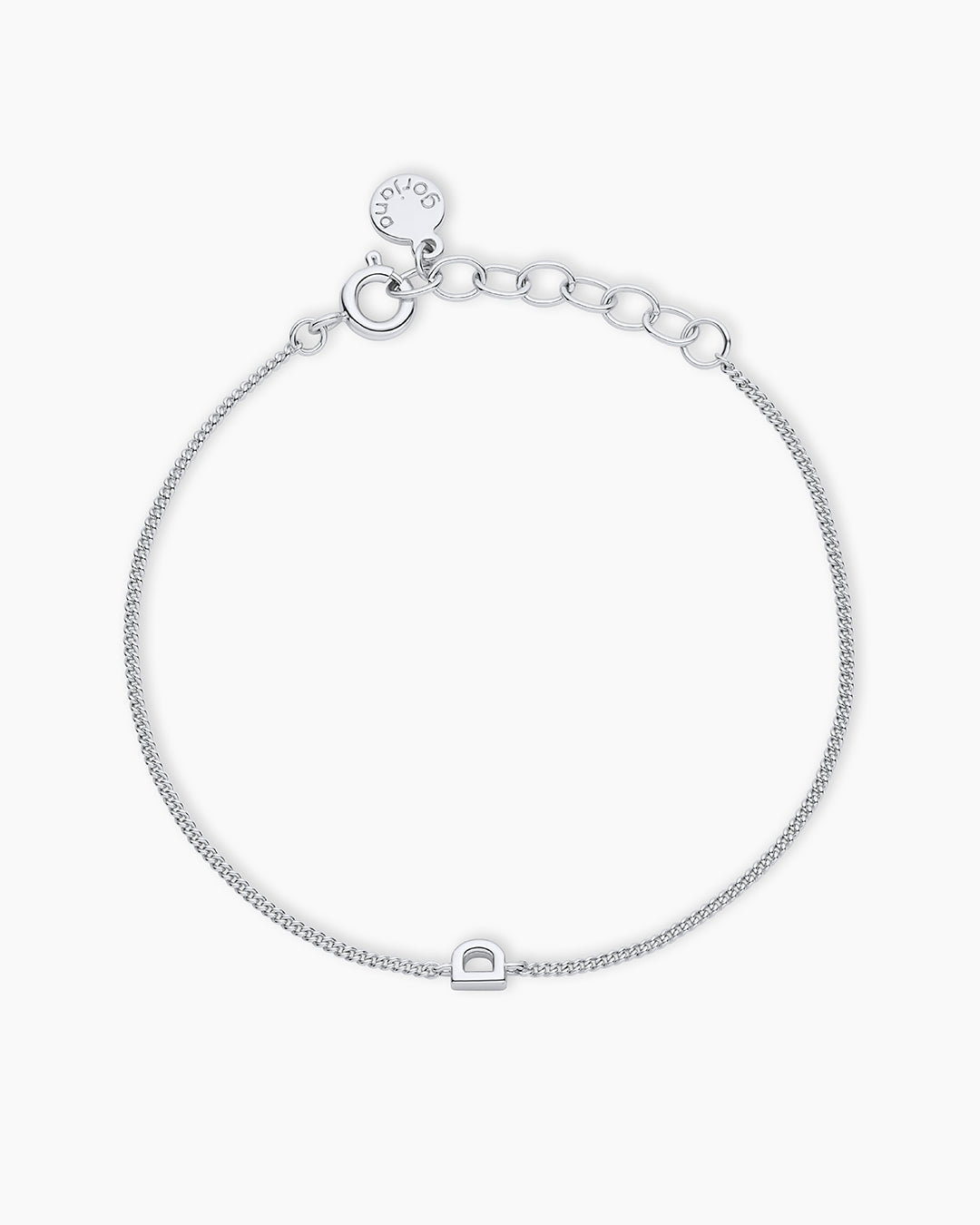 Wilder Mini Alphabet Bracelet - Personalized Initial Letter Bracelet for Women & Girls - Trendy Stackable Jewelry for Everyday Wear & Gifts
