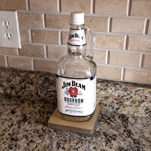 CHOOSE YOUR PATTERN Counter Caddies™ 1.75 Liter Liquor Bottle Pad - Non-Slip Bar Mat for Wine & Spirits Bottles | Perfect for Home Bars, Restaurants & Party Serving