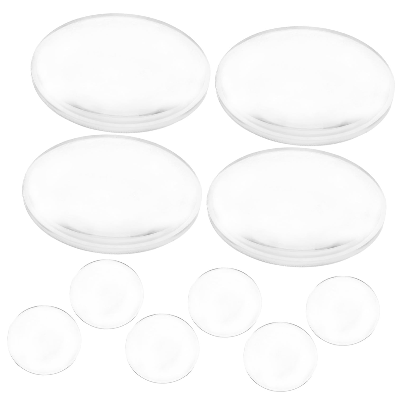 Healeved VR Lenses - 10 Pack Safe Material Convex VR Glasses Lenses for 3D Glasses Accessories | Easy to Install & Remove | Perfect for Home Theater, Gaming & Virtual Reality Experiences