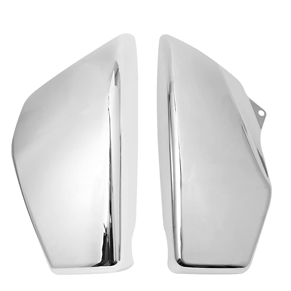 Chrome Motorcycle Battery Side Cover Fairing Cap for Honda VTX1800 R/S/N/F/T Models (2002-2008) - Durable Protection & Custom Styling for Cruiser Bikes