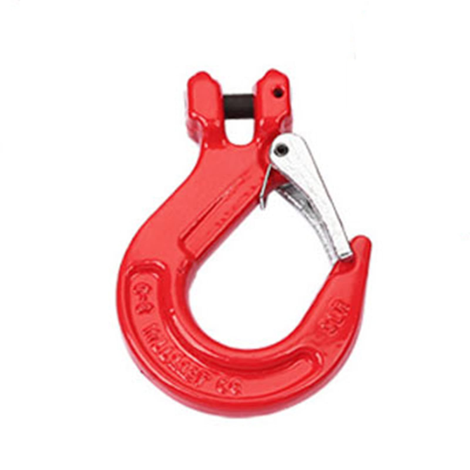 1.12 Ton Clevis Hooks with Latch - Heavy Duty Lifting Grab Hook for Engine & Rigging - 1.12T Working Load Capacity - Durable Slip Grab Hook for Industrial, Construction & Marine Applications