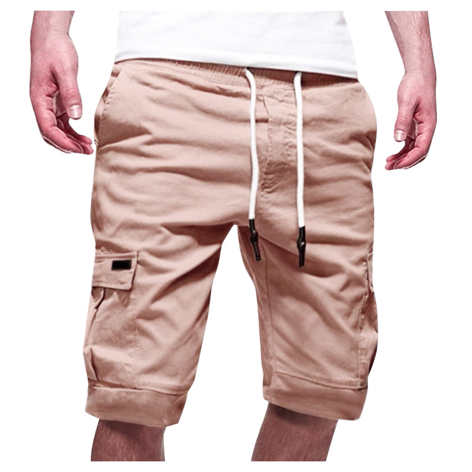 **Men's Cargo Shorts - Summer Plus Size Casual Sports Shorts with Pockets | Perfect for Outdoor Activities, Gym & Travel**