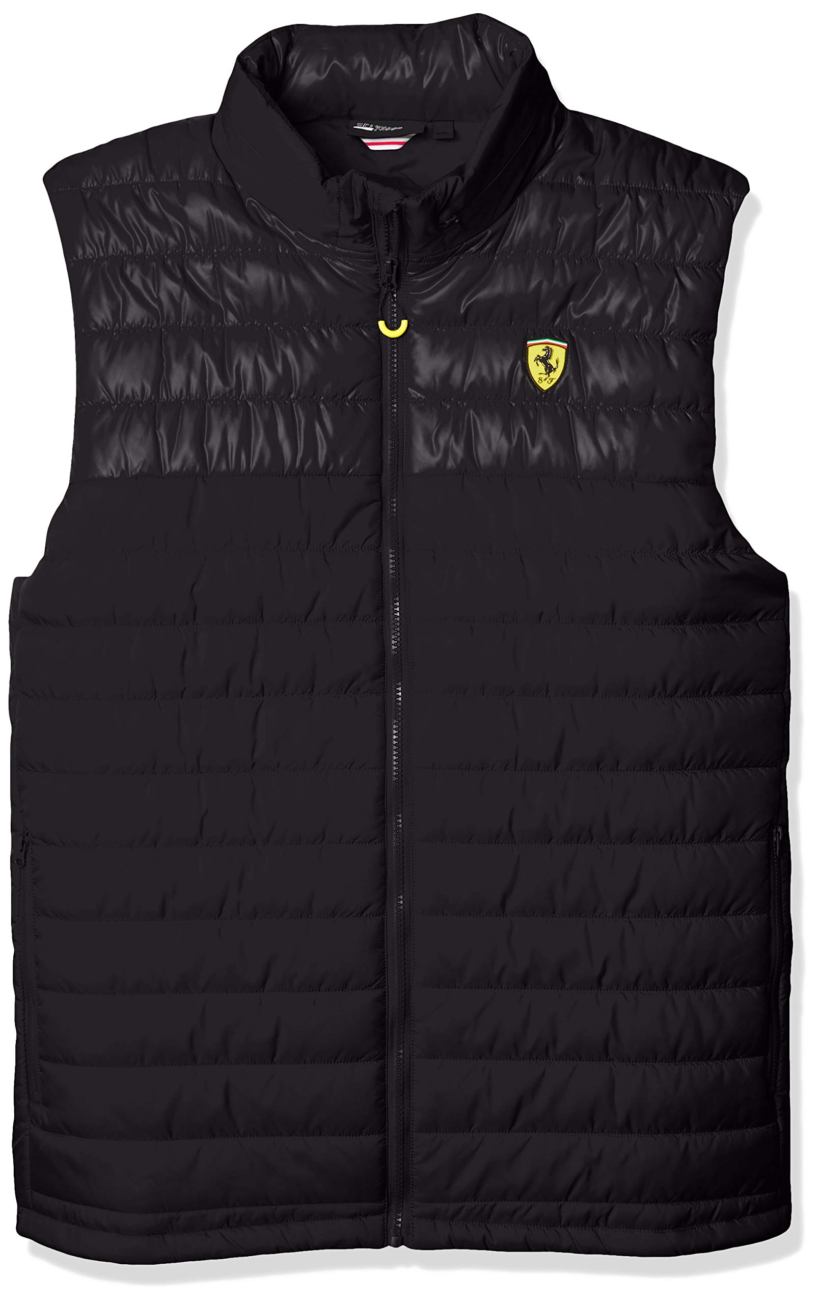 Fuel For Fans Formula 1 Men's Padded Full Zip Vest Jacket - Warm Winter Outerwear for Racing Fans & Outdoor Activities