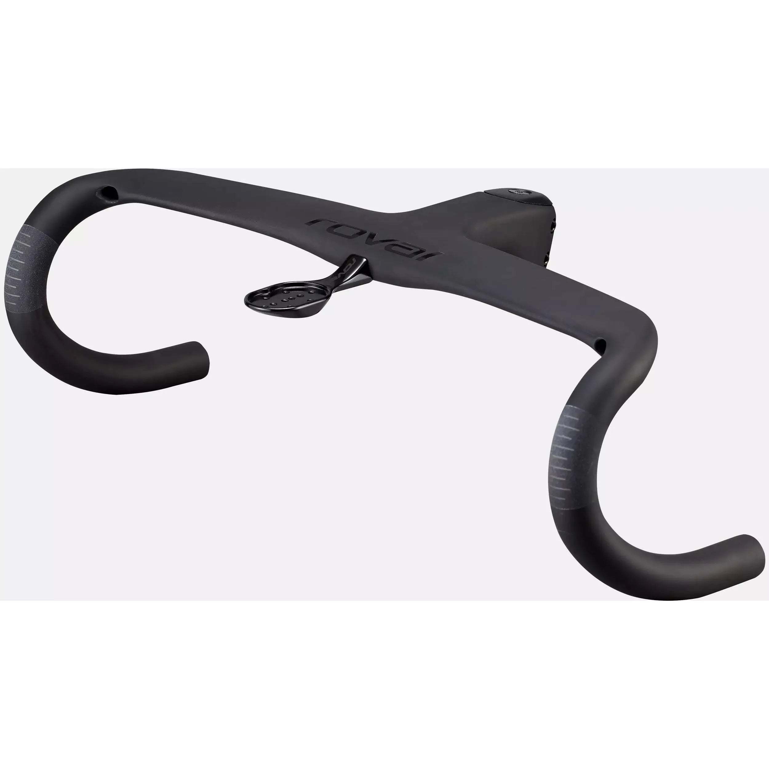 Roval Rapide Cockpit Handlebars with Integrated Stem - Lightweight Carbon Fiber Road Bike Handlebar for Aerodynamic Performance | Perfect for Competitive Cycling & Triathlon Racing