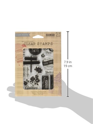 Hero Arts Herbs and Honey Clear Stamps - Gather Love Stamp Set for Card Making, Scrapbooking & DIY Crafts - Perfect for Greeting Cards, Journals, and Handmade Gifts