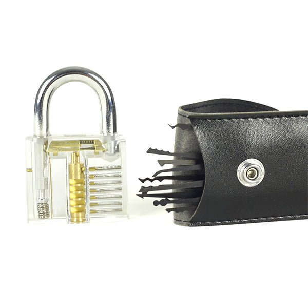Professional Lock Pick Set - 24 Pcs High Security Lock Picking Tools with Case for Locksmiths, Beginners & Emergency Use - Perfect for Home, Car & Practice Locks
