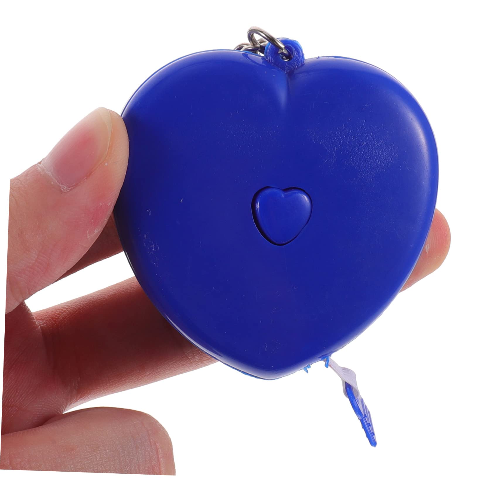 Amosfun 30-Piece Heart-Shaped Mini Tape Measure Keychain - Soft Body Measuring Tape for Sewing, Weight Loss & Fitness Tracking - Perfect for Office, Home & Travel Use