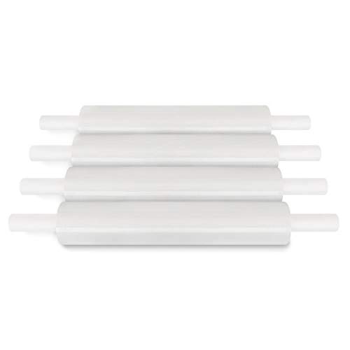 Stretch Wrap for Packing - 8 Rolls with Extended Core, 20