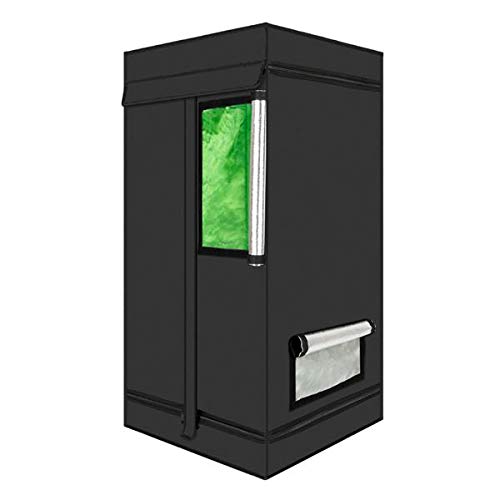 LY-6060 120cm Hydroponic Grow Tent with Viewing Window - Indoor Gardening System for Herbs, Vegetables & Plants | Portable Green & Black Design | Fast 3-7 Day Shipping | Perfect for Home Growers & Urban Farming