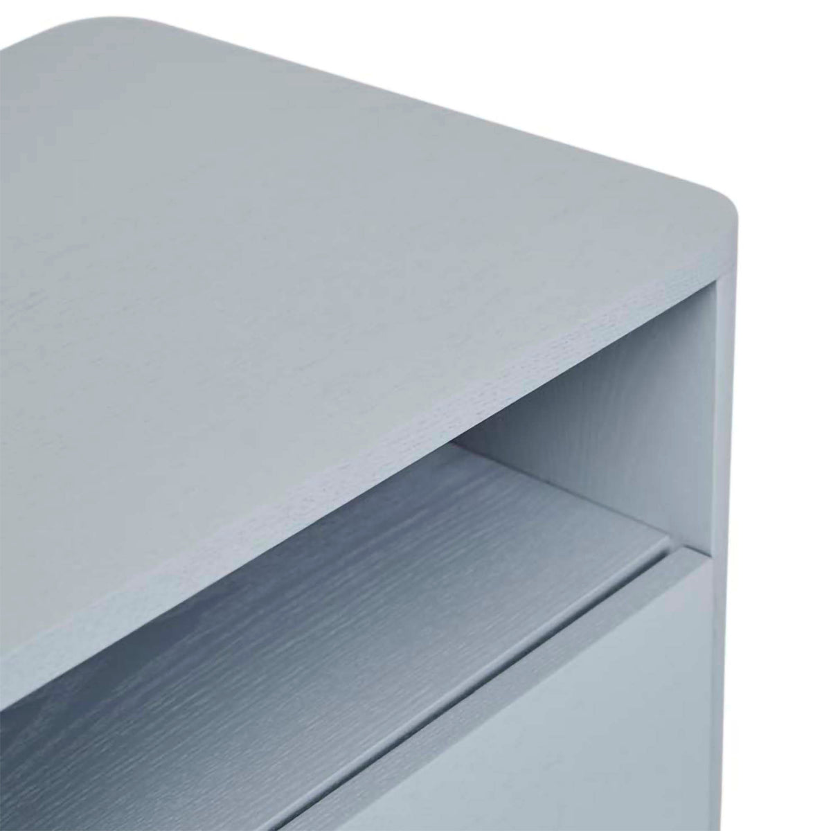 Modern Open Bedside Table - Minimalist Nightstand with Storage Shelf for Bedroom, Living Room & Office - Perfect for Small Spaces, Books, Alarm Clock & Decor
