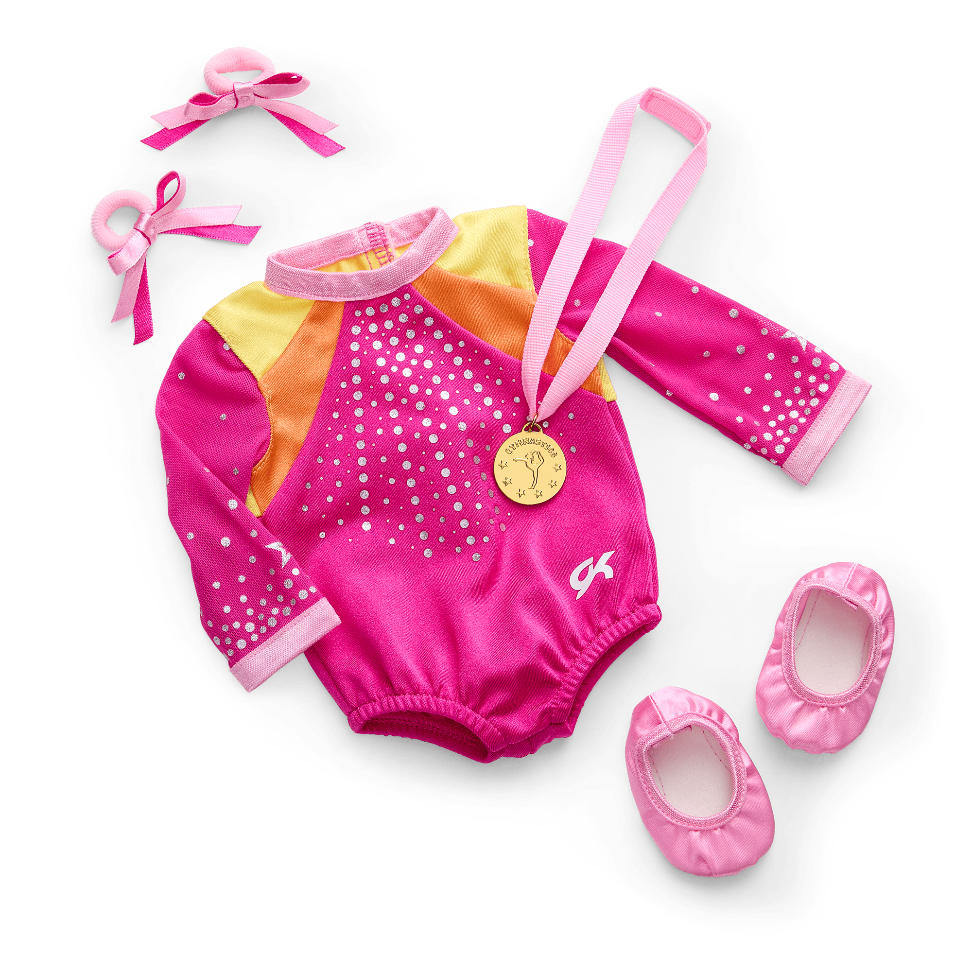 Lila's™ 18 Inch Doll Gymnastics Competition Outfit - Girl of the Year™ 2024 - Perfect for Playtime, Collecting & American Girl Doll Accessories