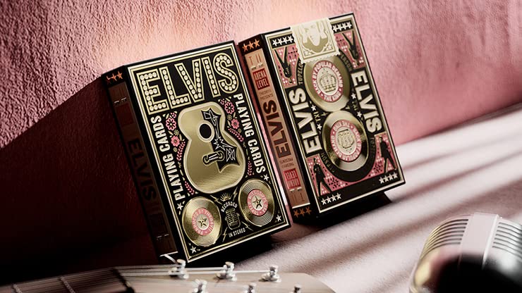Elvis Presley Playing Cards - 52 Deck Collectible Poker Cards with Vintage Photos - Perfect for Games, Gifts, and Elvis Fans