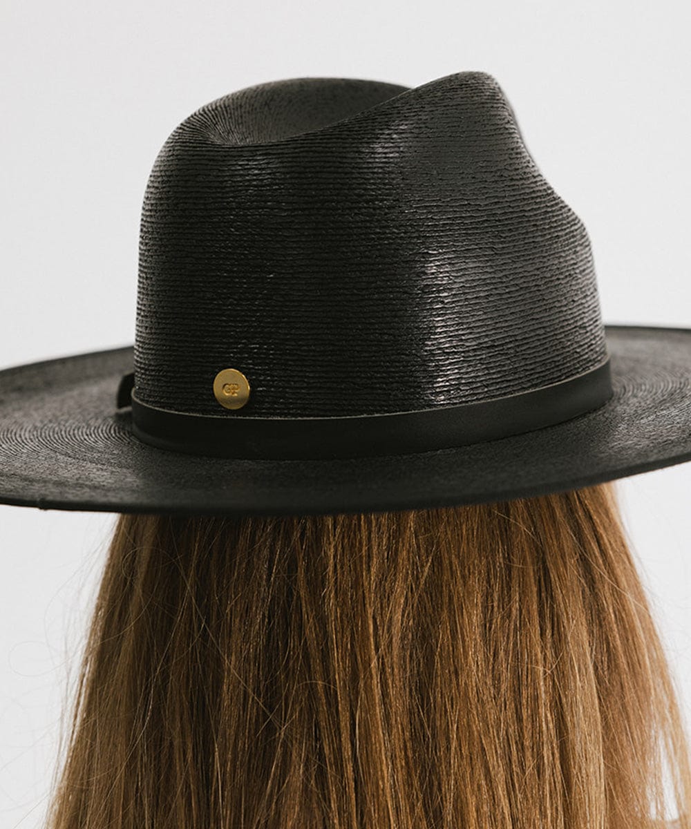 Stylish Black Wide Brim Fedora Hat for Men & Women - Fashionable Sun Protection Hat for Outdoor Activities, Beach, and Travel