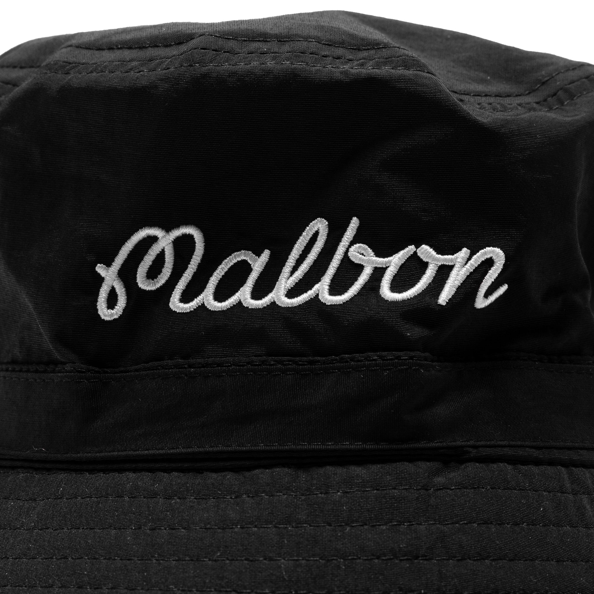 Malbon Golf Nylon Bucket Hat for Men & Women - Lightweight UV Protection Sun Hat - Black - Perfect for Golfing, Beach, Outdoor Activities & Casual Wear