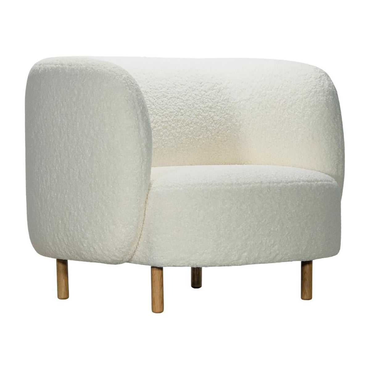 Luxury Faux Sheepskin Lounge Chair - Soft & Cozy Modern Accent Chair for Living Room, Bedroom, or Office - Perfect for Relaxing, Reading & Decor