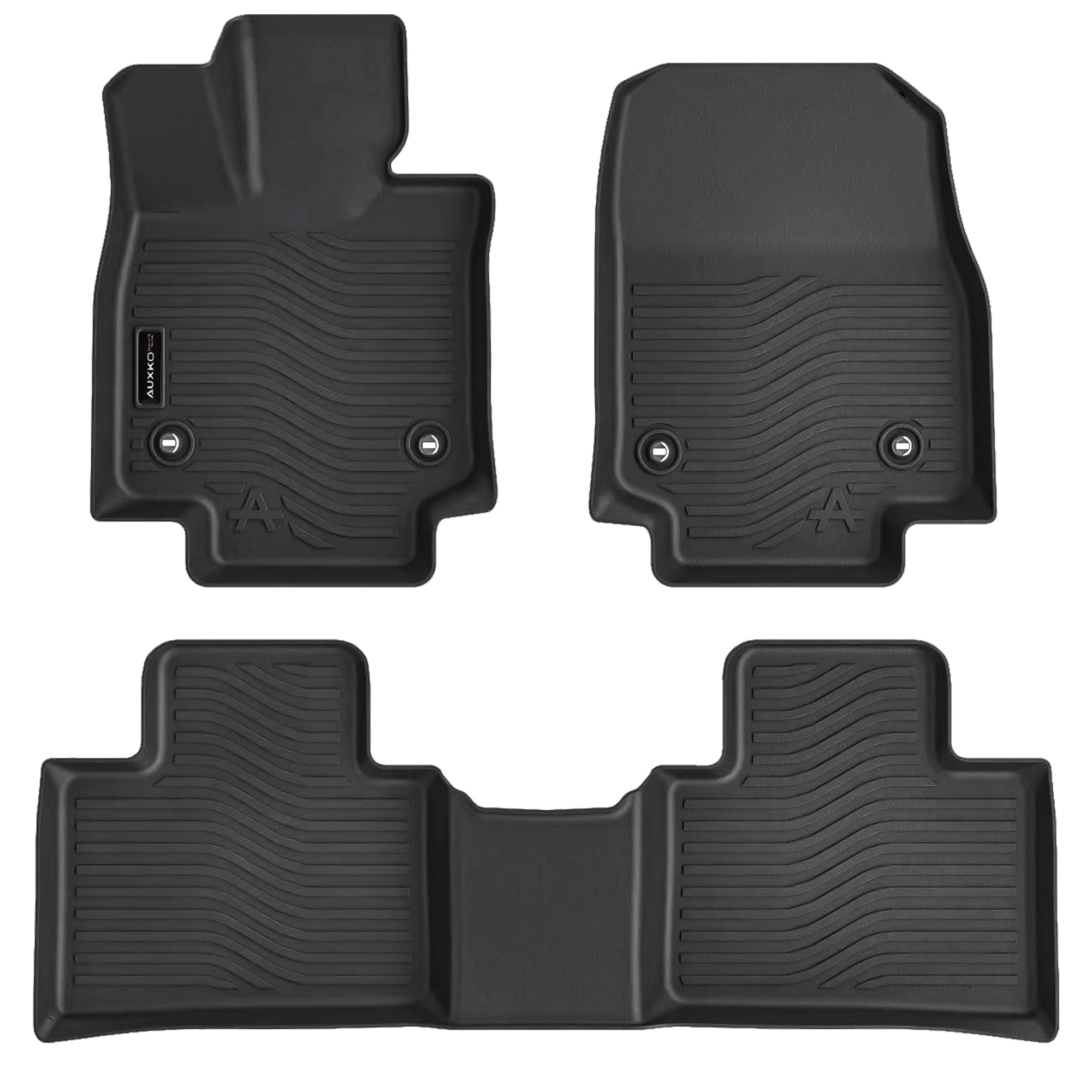 **Auxko All-Weather Floor Mats for Lexus RX 2023-2025 (RX350/RX350h/RX500h) – TPE Rubber Liners, Odorless & Anti-Slip Car Accessories – Perfect for Daily Commute, Road Trips, and All-Season Protection**