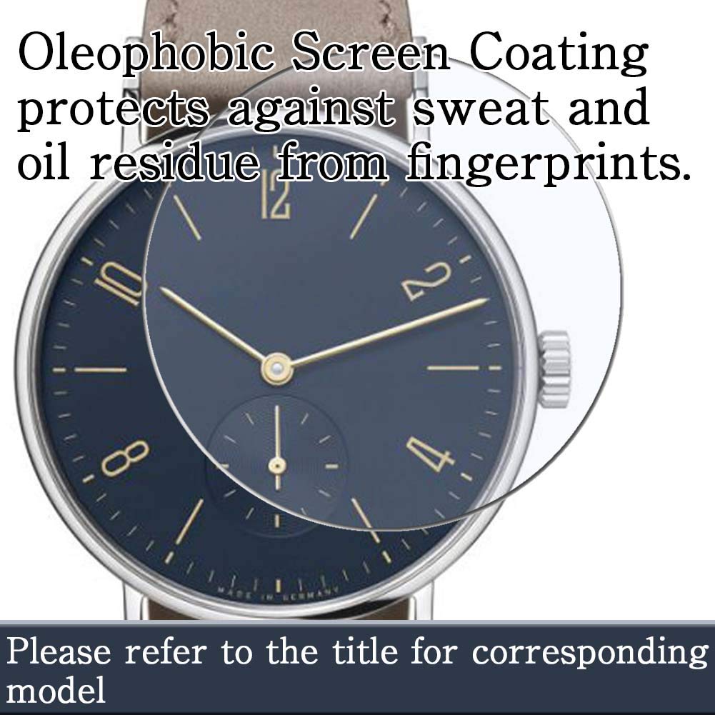 3 Pack Tempered Glass Screen Protector for Smart Watch Q8L 1.09