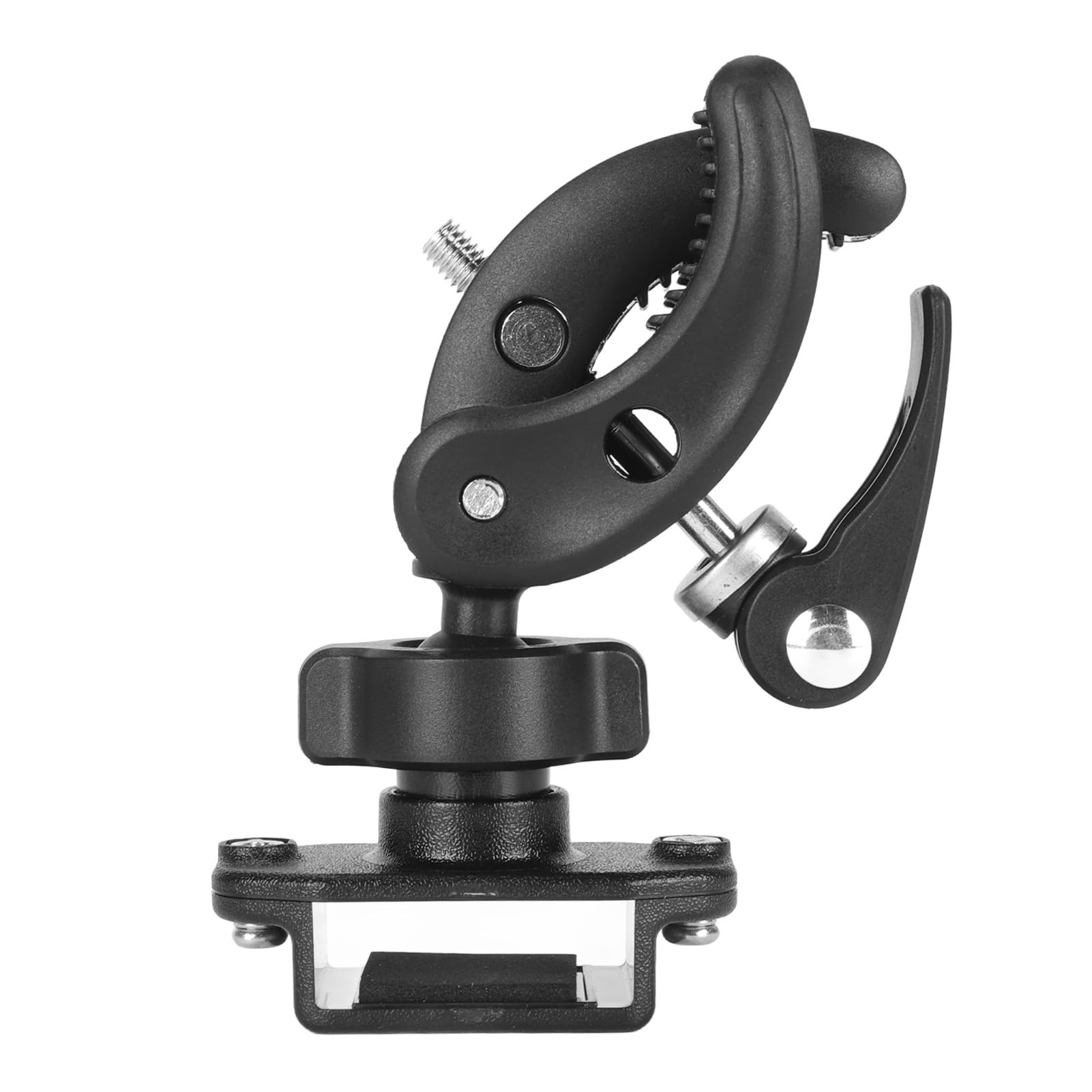 Adjustable Motorcycle Walkie Talkie Mount - Universal Two-Way Radio Bracket for Anytone, Icom & Handheld CB Radios | Secure Bike Communication for Group Rides & Off-Road Adventures