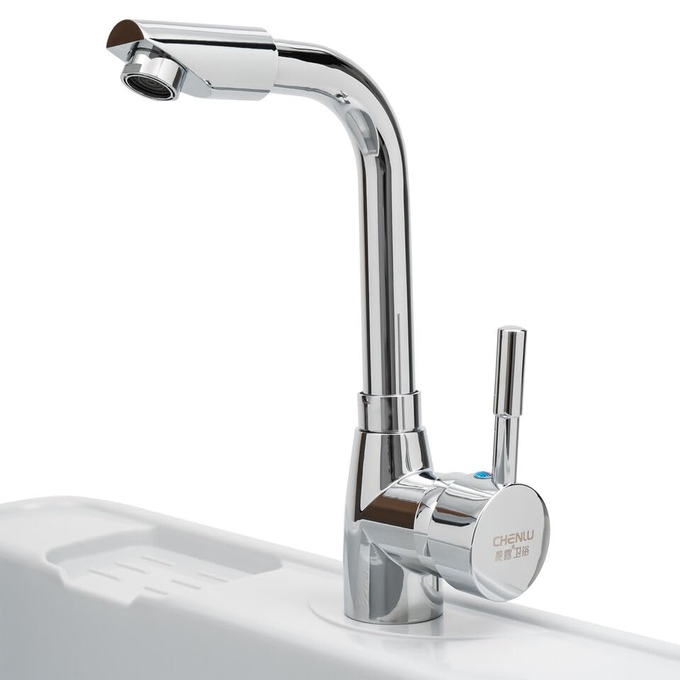 Heavy Duty Freestanding Plastic Laundry Sink with Faucet - Deep Utility Sink Kit with Hose & Drain - Perfect for Laundry Rooms, Basements, Garages & Outdoor Use (60 Models) - Ideal for Washing Pets, Cleaning Tools & Garden Equipment