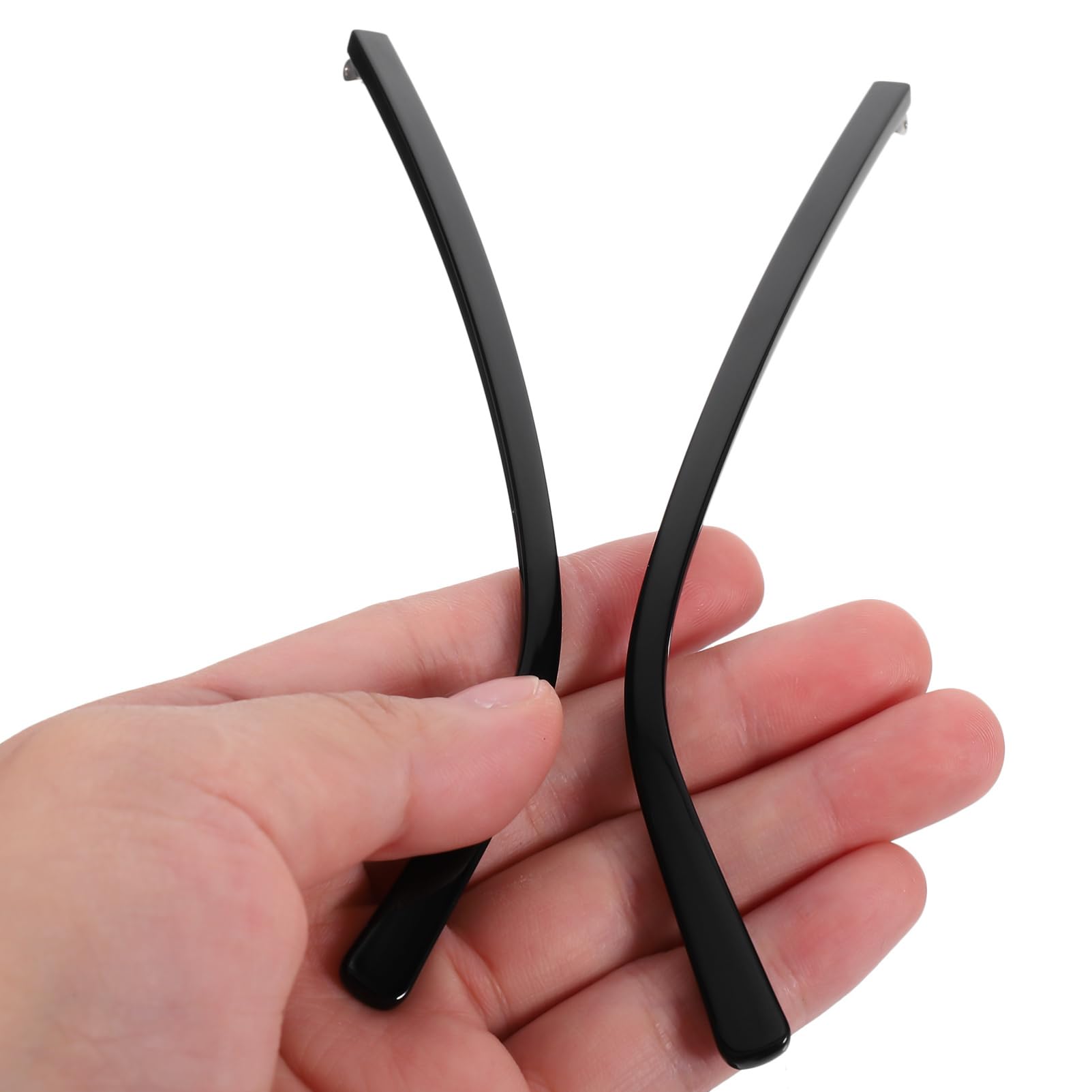 Minkissy 1 Pair Replacement Eyeglass Temples - Universal Metal Glasses Arms for Eyeglass Frames - Perfect for Reading, Driving & Everyday Use