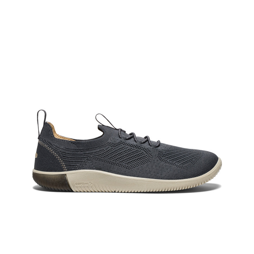 KNX Men's Knit Sneakers - Breathable Lightweight Running Shoes for Men | Black/Magnet Color | Perfect for Gym, Jogging & Casual Wear