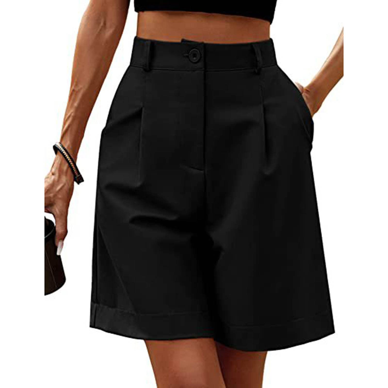 DASAYO Women's 7 Inch Bermuda Shorts - Summer Casual & Dressy for Outings